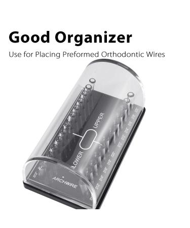 Dental Acrylic Archwire Organizer with Lid - Orthodontic Wire Box for Easy Storage and Organization (Round) - Buy Online on GoSupps.com