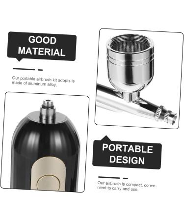 Healeved 1 Set Nail Kit Black Aluminum Alloy Abs Cake Airbrush Kit Air Brush - Buy Online on GoSupps.com
