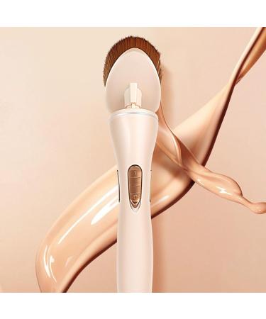 Electric Foundation Brush 360 Degrees Rotating Electric Cosmetic Brush Makeup Brush for Blending Liquid Powder for Women Wife Friend for Blending Pochy Electric Foundation Brush (Battery Type) - Buy Online on GoSupps.com