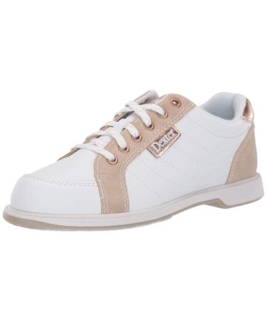 Dexter Groove IV Women's Bowling Shoes White Nubuck Rose Gold White/Nubuck/Rose Gold 7
