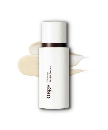 OBgE All-in-One Double Essence (3.4fl oz) - Facial Skin Care Moisturizer for Men. Travel Essentials. Lightweight Moisturizer for Troubled Skin Blackheads Pores & Dry Skin.