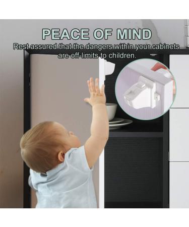 Magnetic Cabinet Locks Child Safety Kit - 16 Locks & 3 Keys for Drawers and Cabinets - Kitchen Baby Proofing Solution - Buy Online on GoSupps.com