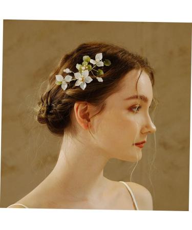 Ipetboom Flower Comb Hair Comb Wedding Headpiece Wedding Dress Accessories Hair Decorations Bridal Accessories Floral Hair Comb Floral Headpiece Crystal Decor Bride Mori Department Metal - Buy Online on GoSupps.com