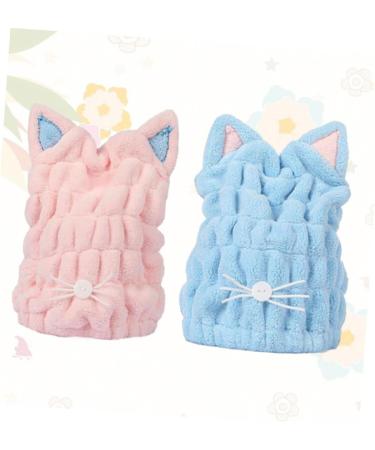 Housoutil 4 Pcs Thicken Shower Hair Drying Cap Fast Drying Cap Shower Cap Soft - Buy Online on GoSupps.com