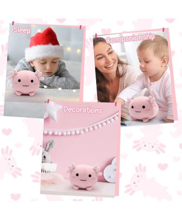 Yamepuia Pink Axolotl Plush Toy - Cute Kawaii Stuffed Animal for Kids - Birthday Gift & Home Decoration - Buy Online on GoSupps.com