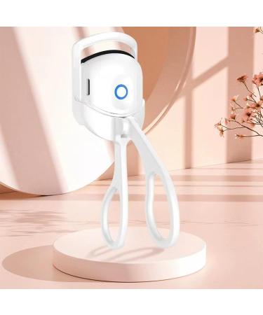 Ruiqas Rechargeable Heated Eyelash Curler Adjustable Electric Eyelash Curler for Makeup White - Buy Online on GoSupps.com