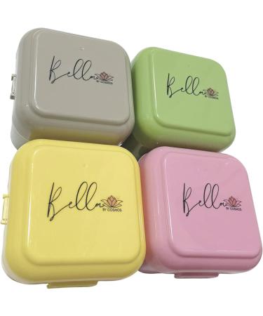 BELLA BY COSMOS Makeup Sponge Beauty Blender - Multi Colored 4 pcs Reusable and Washable Foundation and other Cosmetics Blending Sponges Set Flawless Makeup Applicator for Liquid Creams and Powder (Purple) Multi-colored purple - Buy Online on GoSupps.com