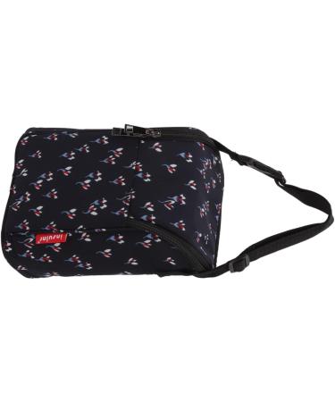 Famido Baby Bottle Thermal Bag - Waterproof Insulation Tote for Breast Milk Storage (Floral Black) - Buy Online on GoSupps.com