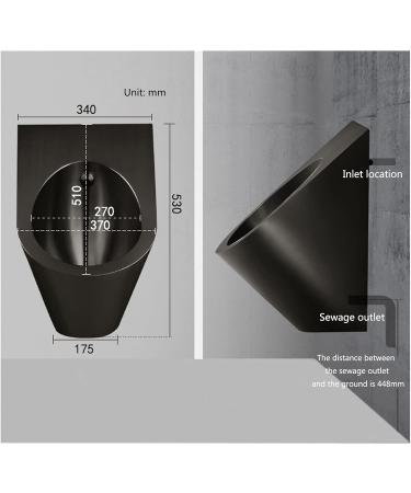 Household Products Men's Urinal Stainless Steel Wall-Mounted Automatic Flush Urinal 304 Stainless Steel Intelligent Valve Urinal Toilet Indoor Infrared Sensor Urinal - Buy Online on GoSupps.com
