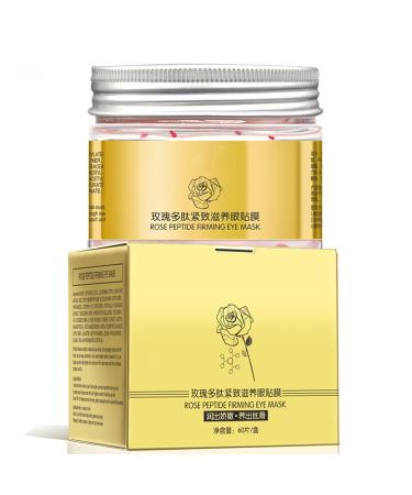 60pcs Hydrating Eye Patches - Anti-Aging Firming Masks with Rose Peptide - Moisturizing Under Eye Relief for All Skin Types - Buy Online on GoSupps.com