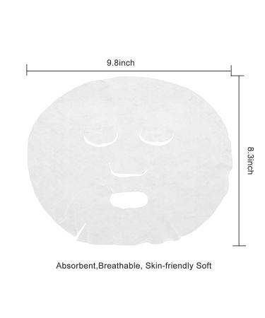 100 Pieces Compressed Disposable Facial Mask Sheets - DIY Skin Care + Free Mask Bowl - Buy Online on GoSupps.com
