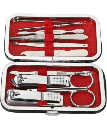 Nail Manicure Kit Silver Colour Nail Manicure set Nail Clipper Trimmer Set for Home Salon - Buy Online on GoSupps.com