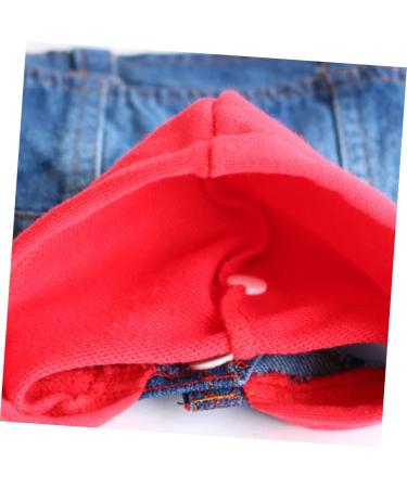 Iplusmile Red Denim Dog Vest - Summer & Spring Pet Costume & Accessories for XL Dogs | Fashionable Party Outfit - Buy Online on GoSupps.com