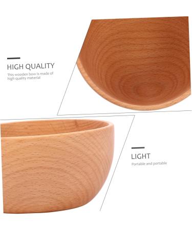 Zerodeko Wooden Bowl Salad Bowl Chip Container Christmas The Kitchen Bowl Food Bowl Dessert - Buy Online on GoSupps.com