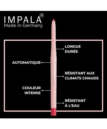  Impala ORYX Automatic Lip Pencil Warm Weather Resistant 227 Crimson Strawberry - Buy Online on GoSupps.com
