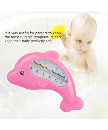 Bath Thermometer Baby Safe LCD Digital Water Thermometer - Rose Red Dolphin Design - Buy Online on GoSupps.com