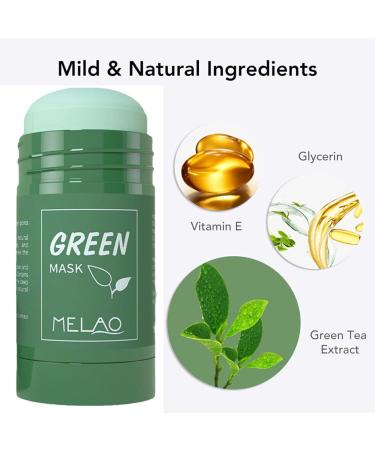Cattle 2 Pack Green Tea Mask Stick & Blackhead Remover Tools Set - Buy Online on GoSupps.com