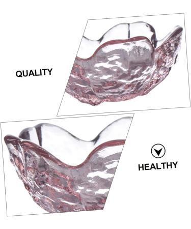 ABOOFAN 6 Pcs Cherry Blossom Dish Mini Condiment Pot Sushi Condiment Plate Ice Cream Bowl Cake Fruit Plate Mini Plates Flavor Seasoning Plate Dessert Small Glass Food Pink Sauce - Buy Online on GoSupps.com