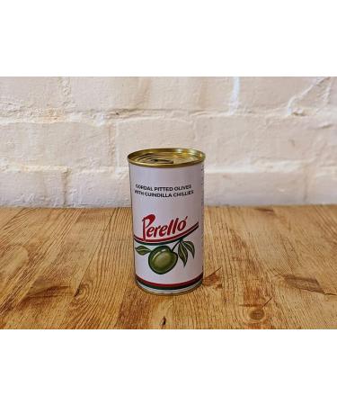 Perell Spanish Gordal Pitted Green Olives 150g - Buy Online on GoSupps.com