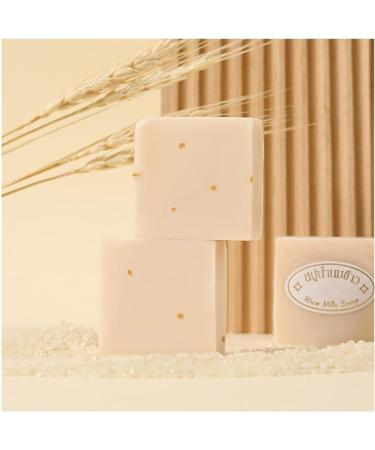 Jabon Aclarante De Arroz Thai Rice Milk Soap Jabon Aclarante De Arroz Para Parte ntima Original Thai Handmade Soap (Color : 3pcs) - Buy Online on GoSupps.com