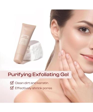 2PCS Purifying Exfoliating Gel Facial Purifying Exfoliator Cleanser for Face & Body Exfoliating Gel Scrub with Flower Extract for Effectively Cleansing Soothing and Hydrating - Buy Online on GoSupps.com