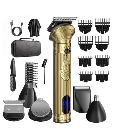Hair Clippers 6 in 1 Multifunctional Hair Trimmer for Men Professional Hair Grooming Kit for Men Shaving for Mustache Body Nose Hair Facial