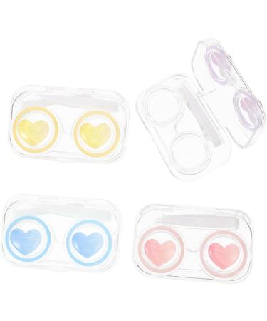 Partykindom 12-Piece Contact Lens Container & Tweezers Set - Portable Makeup Organizer with Mirror - Ideal for Travel & Daily Use - Buy Online on GoSupps.com