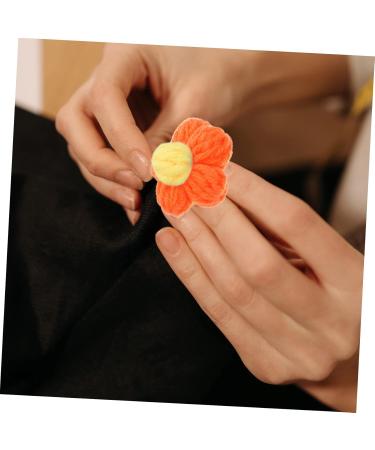 PLAFOPE Floral Brooch Pin 10pcs Hairpin Accessories Costume Phone Case Crochet Sewing Diy Brooch Flower Clothing Toddler Suite 1 count (Pack of 1) Assorted Color 3 - Buy Online on GoSupps.com