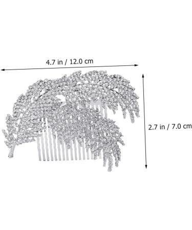 MAGICLULU 1pc Wedding Hairpin Leaf Art Hair Comb Leaf Hair Clips Leaf Hair Accessories Leaf Hair Comb Hair Comb Pin Leaf Combs Exquisite Hair Accessories Bridal Hair Comb Wedding Hair Comb - Buy Online on GoSupps.com