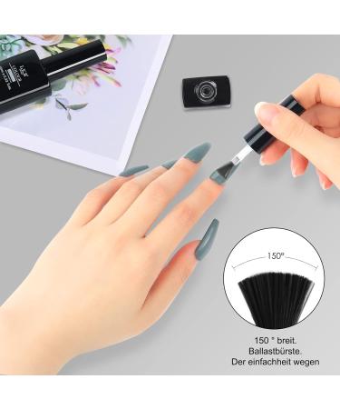 Lke Schellack Nailack Starter Set with 72W Lamp | 6 Colors Gel Nail Polish Base & Top Coats | DIY Soft Nail Art Decoration - Buy Online on GoSupps.com