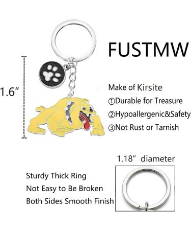Ensianth Dog Keychain | Perfect Gifts for Dog Lovers | Puppy Paw Print Keyring for Dog Owners | Ideal Present for Dog Moms & Dads - Buy Online on GoSupps.com