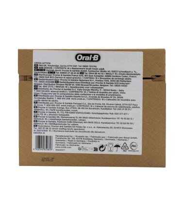 Oral-B Testine di Ricambio Pro Cross Action 16 Testine Adatto per Buca Delle Lettere