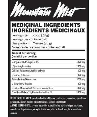 Red Demon Wrath Pre-workout - Intense Pumps Endless Energy Great Focus - 20 servings Mountain Mist - Buy Online on GoSupps.com
