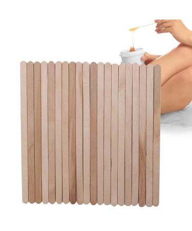 100pcs Wax Spatulas | Wooden Waxing Applicator Sticks for Hair Removal | Disposable Tools for Face Eyebrow & Body - Buy Online on GoSupps.com