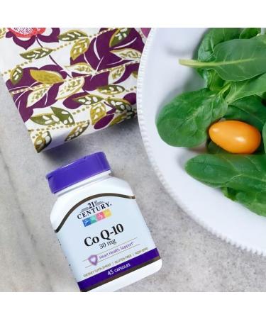 21st Century Healthcare CO-Q10 30mg 30 CAPS Bonus + 15 CAPS - Buy Online on GoSupps.com
