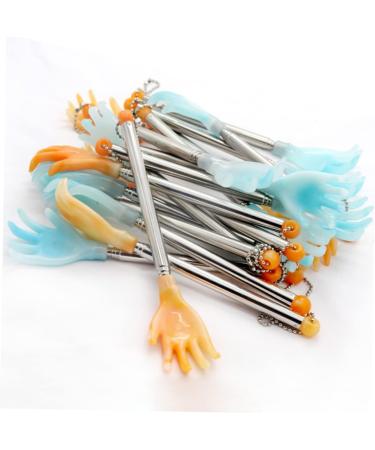 FRCOLOR 3-Pack Stainless Steel Reindeer Back Massage Tool - Flex Migm Jucky Scratch Handy Relooq Device - SCHABER PP 44.5x3.3cm Yellow | International Shipping - Buy Online on GoSupps.com