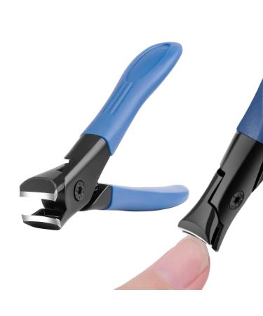 Nail clipper for thick nails toenail clippers with angled head and long handle for seniors toenail clippers wide jaw nail clipper nail cliff toenails for toenails & fingernail