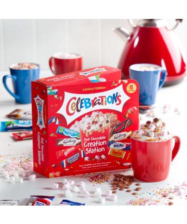Hot Chocolate Gift Set - Galaxy & Maltesers Hot Chocolate Gift Set - Celebrations Christmas Hot Chocolate Sachets Gift for Couples Kids Men Women - Buy Online on GoSupps.com