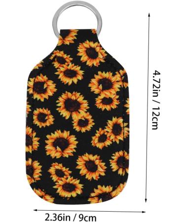 4 Pcs Healvian Liquid Bottle Cover Keychain Set for Travel - Ideal for Lipstick, Hand Soap, Lotion, Hand Wash - Portable and Convenient Holder Bags - Buy Online on GoSupps.com