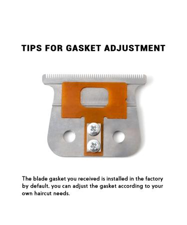 KBDS T Outliner Replacement Blades - Ceramic T Blade + Silver Steel Blade for 04521 Hair Trimmer - Buy Online on GoSupps.com