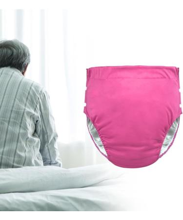 Perfect Reusable Cloth Diapers for Adults - Leak-Proof Washable Durable Incontinence Pants for Seniors - Breathable & Fast Drying - Rose Red - Buy Online on GoSupps.com
