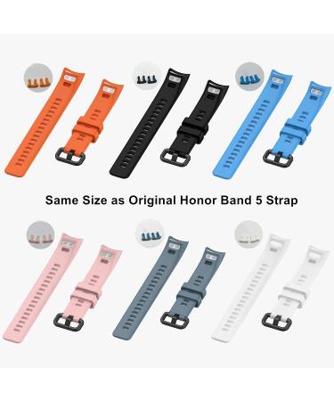 6 Pack Honor Band 5 Replacement Strap & 3 Pack Screen Protector - Compatible with Honor Band 5 Fitness Tracker - Buy Online on GoSupps.com