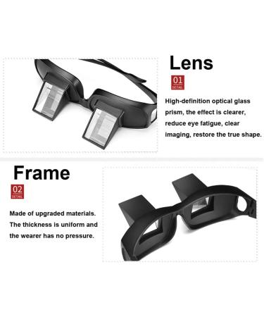 Vinmax Bed Prism Spectacles - 90 Degree Lazy Readers Glasses for Comfortable Laying Down Reading & Watching TV - International Shipping Available - Buy Online on GoSupps.com