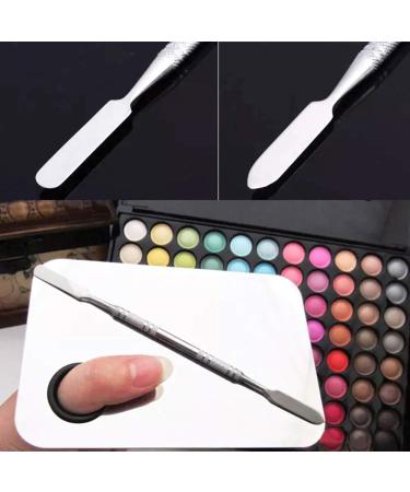 2 Pack Pro Lady Stainless Steel Makeup Spatula Set for Mixing Foundation by ACKLLR Silver - Buy Online on GoSupps.com