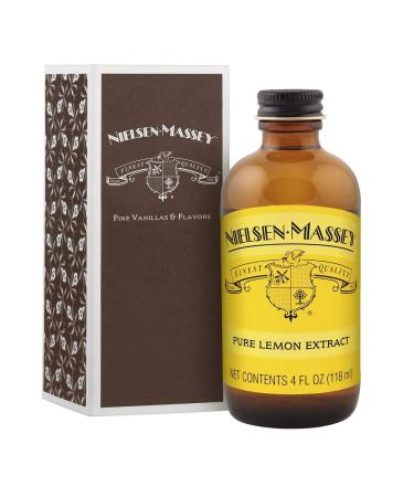 Nielsen Massey PURE Lemon Extract - 4 ounces by Nielsen-Massey