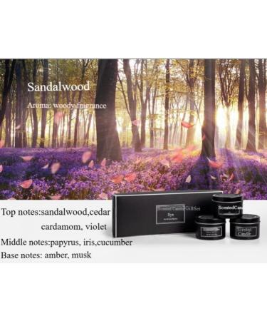 Scented Candle Gift Kit - Aromatherapy Soy Wax for Stress Relief & Relaxation | Perfect for Home Women Festivals Bath & Yoga | Black Tinplate Jar - Buy Online on GoSupps.com