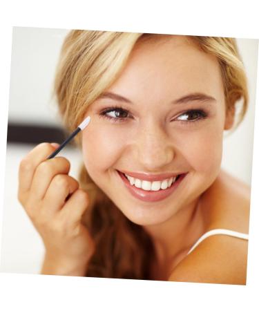 300 Pcs Cotton Swab Lip Balm Applicator & Lipstick Brush Wooden Handle Makeup Tools for Women - Buy Online on GoSupps.com