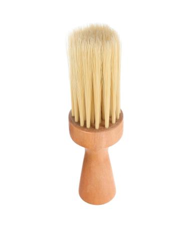 NOLITOY Beard Grooming Brush Wooden Handle Shaving Brush Feather Duster Mustache Facial Hair Brushes Hair Styling Tool For Men