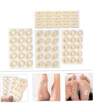 4sheets Latex Corn Stickers Pad Gel Corn Stickers Functional Feet Sticker Toe Corn Remover Foam Stickers Silicone Gel Toe Separator Cushions Toe Protector Foot Latex Sponge - Buy Online on GoSupps.com