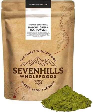 Sevenhills Wholefoods Organic Japanese Ceremonial Matcha Green Tea Powder 200g - Premium Quality Matcha for Tea Lovers - Buy Online on GoSupps.com